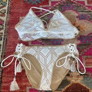 BECCA Swim Top and Bottom Size S